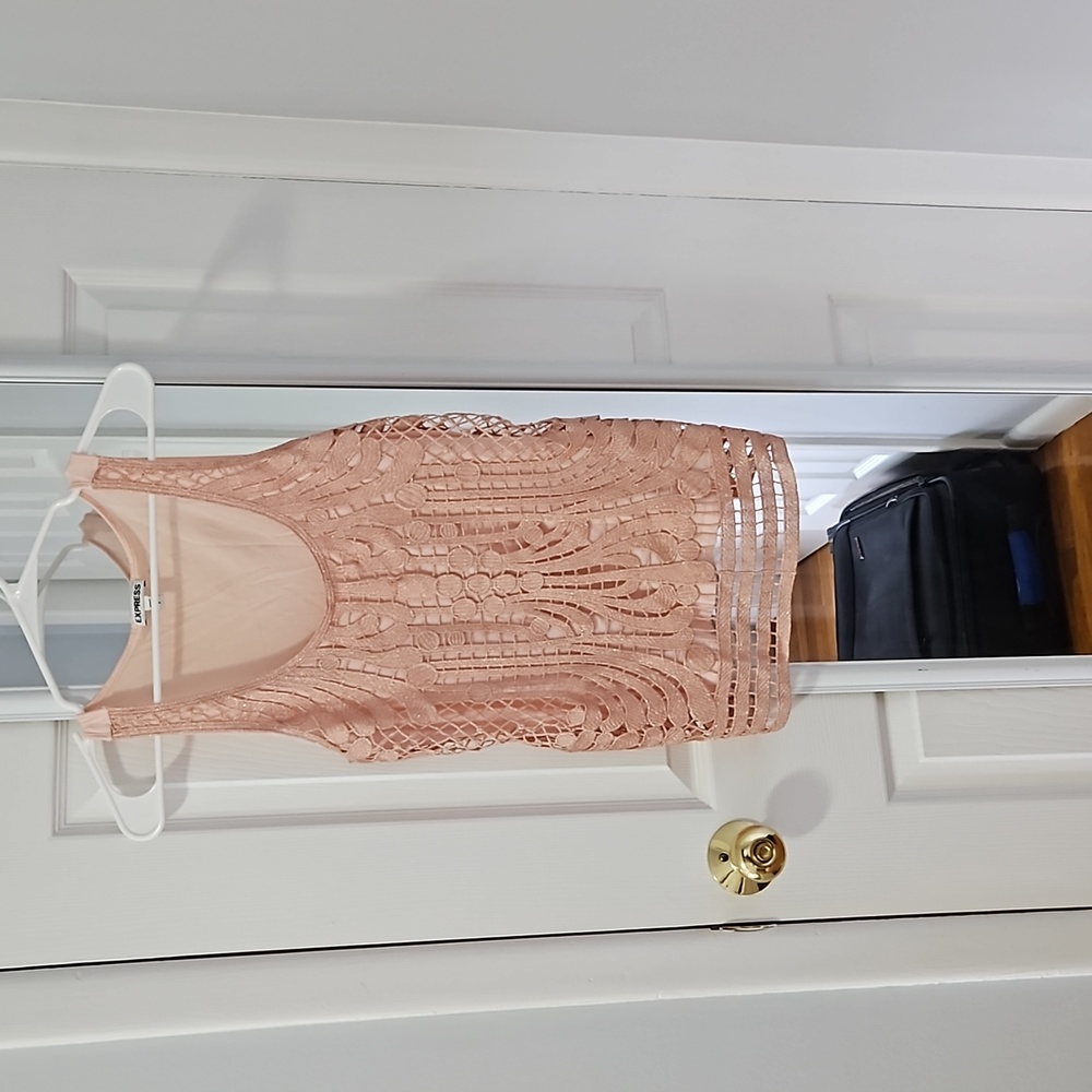 Pink Dressy Tank Top